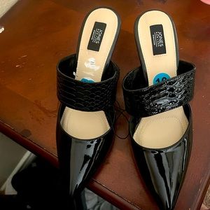 Black, high heels size 10